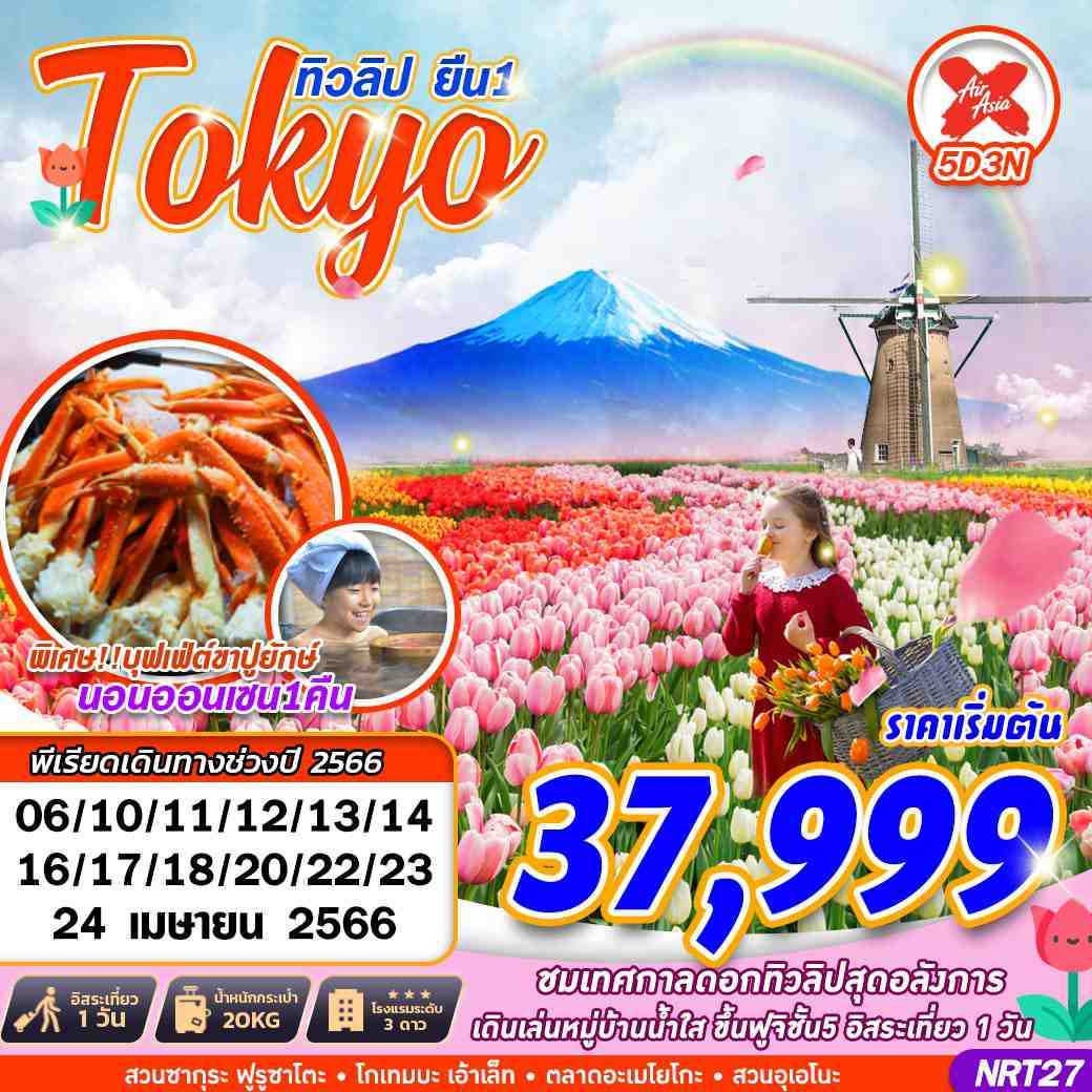 NRT 27 : โตเกียว ทิวลิป ยืนหนึ่ง 5 วัน 3 คืน